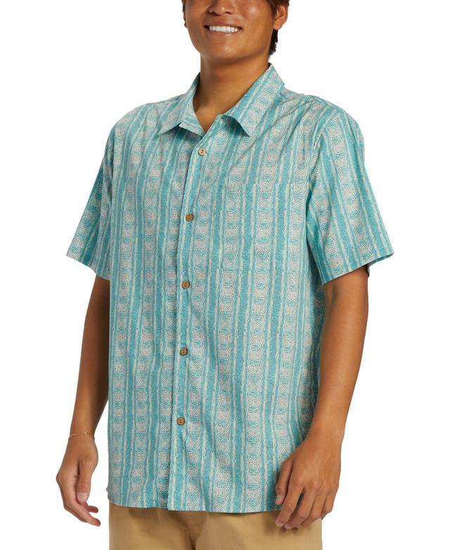 Quiksilver Mens Pool Party Printed Twill Resort Shirt Product Image