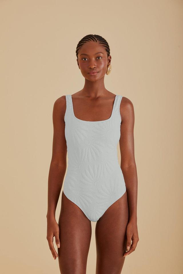 Off-White Banana Matelasse One Piece Swimsuit Product Image