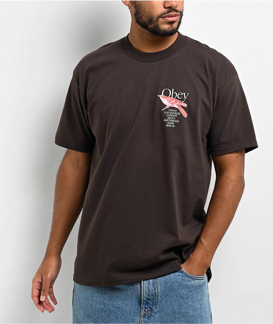 Obey Earliest Delivery Silt T-Shirt Product Image