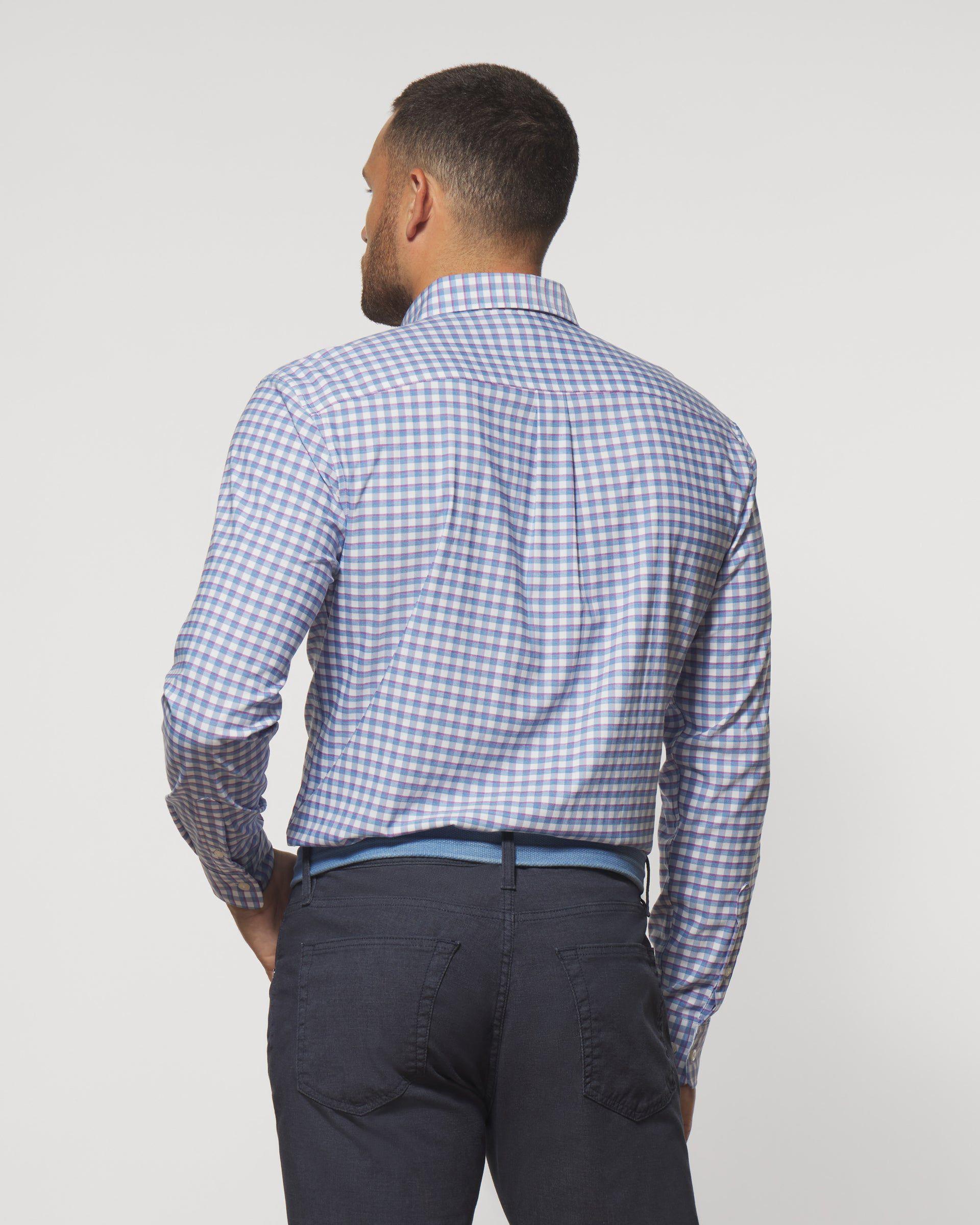 Mead Performance Button Up Shirt Product Image