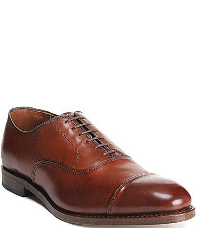 Mens Park Avenue Leather Cap-Toe Oxfords Product Image