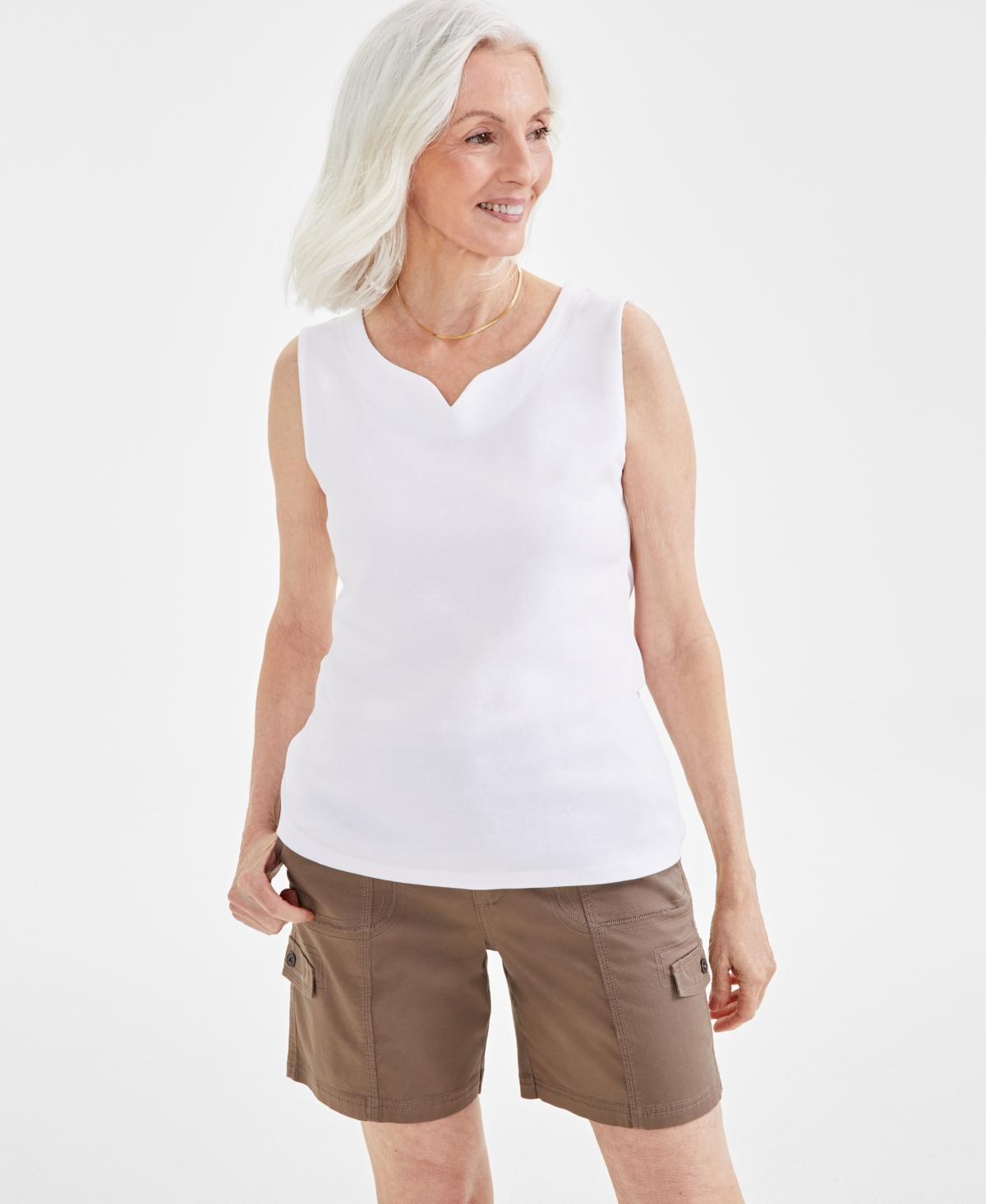 Style & Co Womens Sweetheart-Neck Sleeveless Top, Xs-4X, Created for Macys Product Image