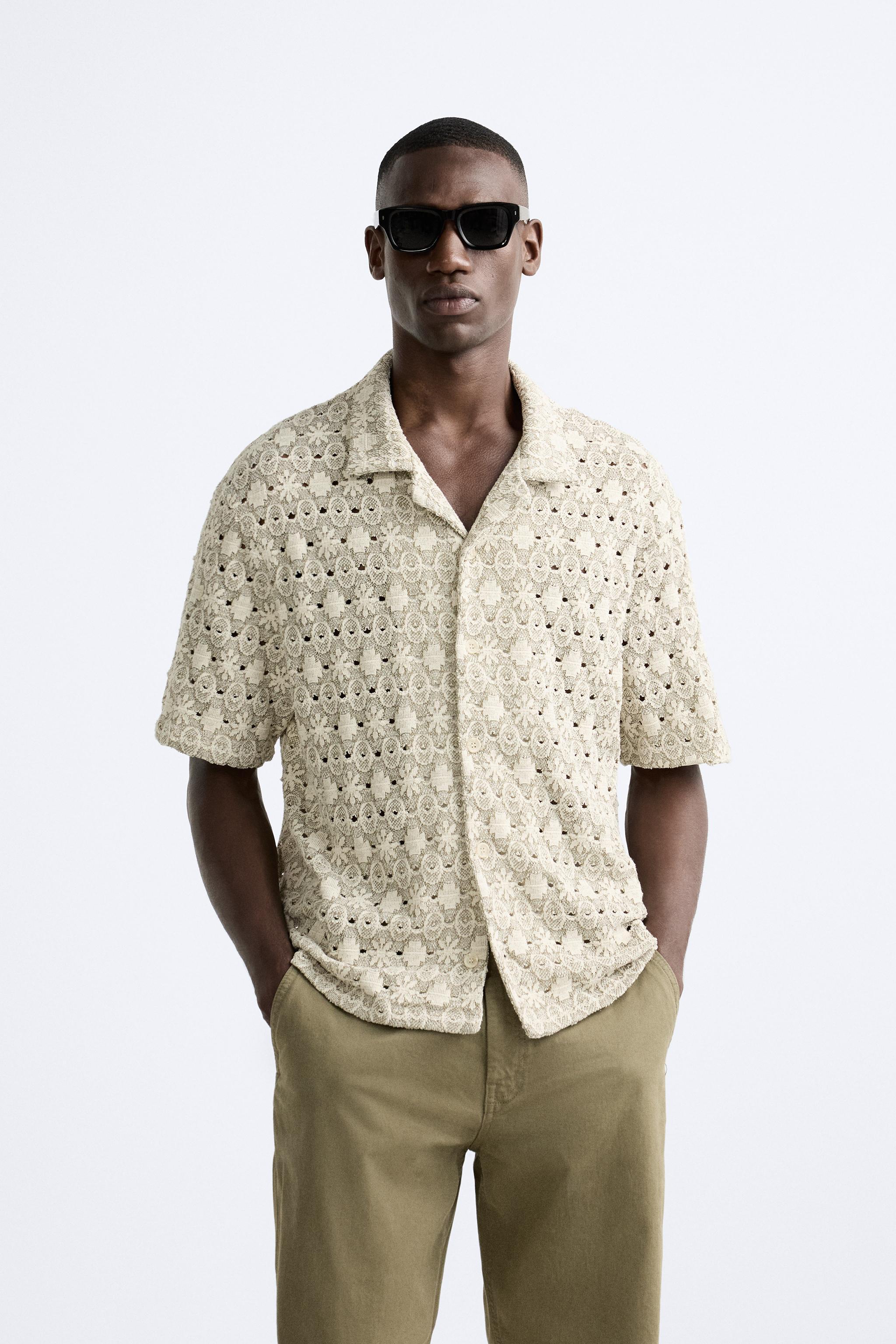 GEOMETRIC JACQUARD SHIRT Product Image