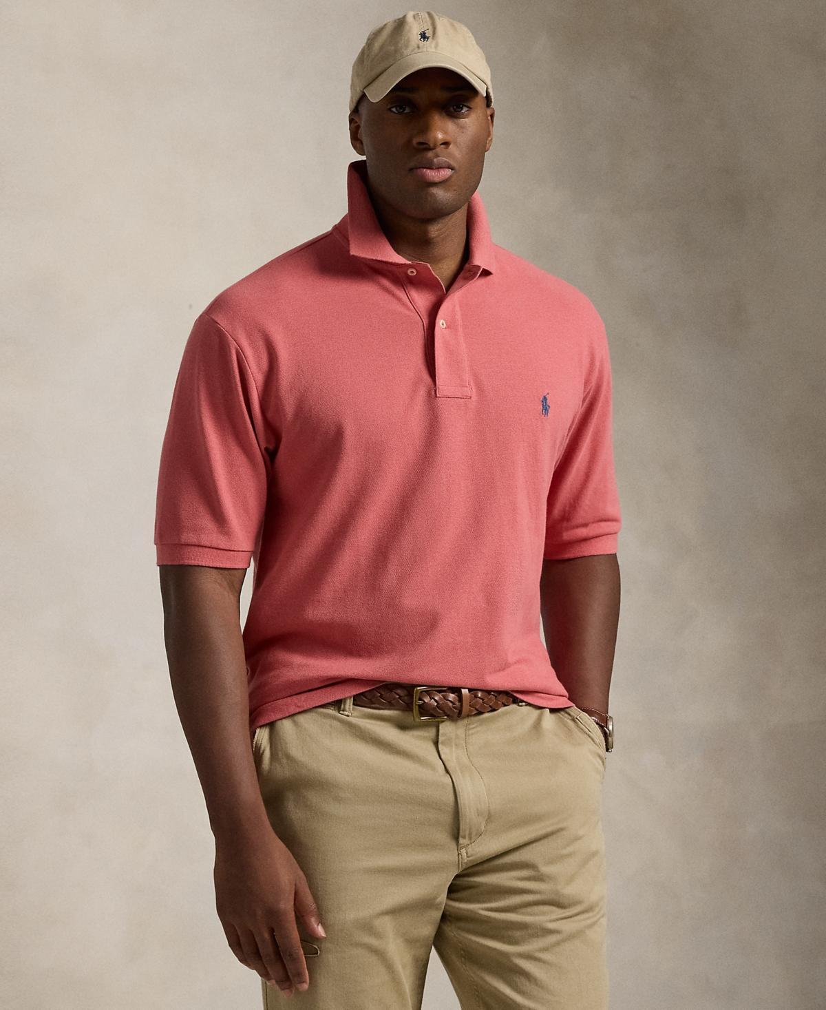 Polo Ralph Lauren Mens Big & Tall The Iconic Mesh Polo Shirt Product Image