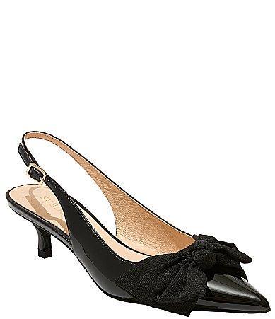 Jack Rogers Debra Slingback Kitten Heel Patent) High Heels Product Image