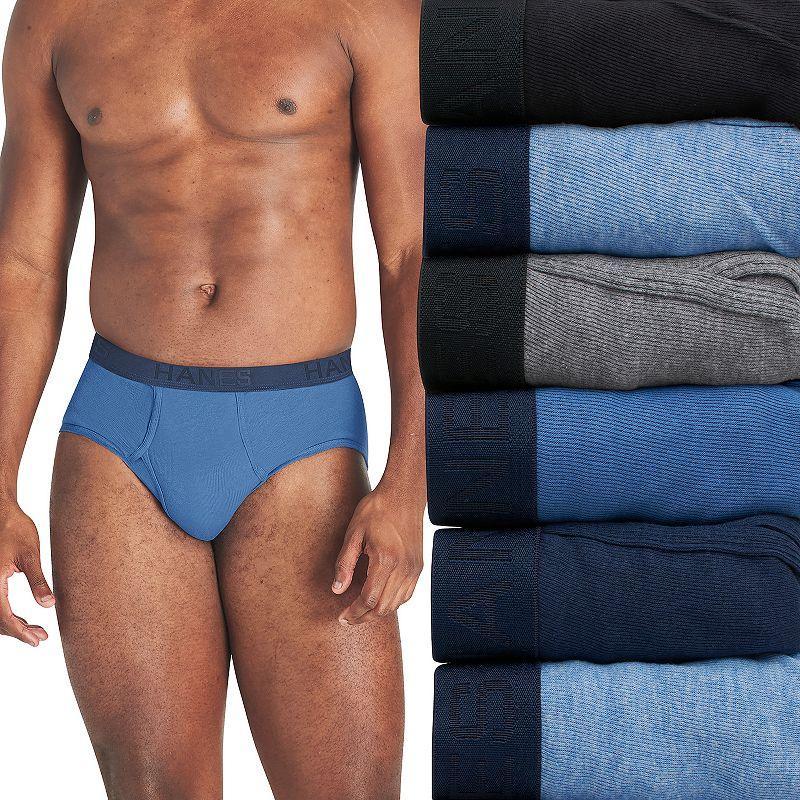 Hanes Ultimate Big Mens Brief Underwear, Assorted Solids, 6-Pack, ( & Tall Sizes) 4XB Product Image