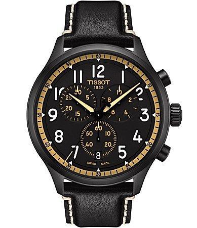 Tissot Chrono XL Chronograph Leather Strap Watch, 45mm Product Image