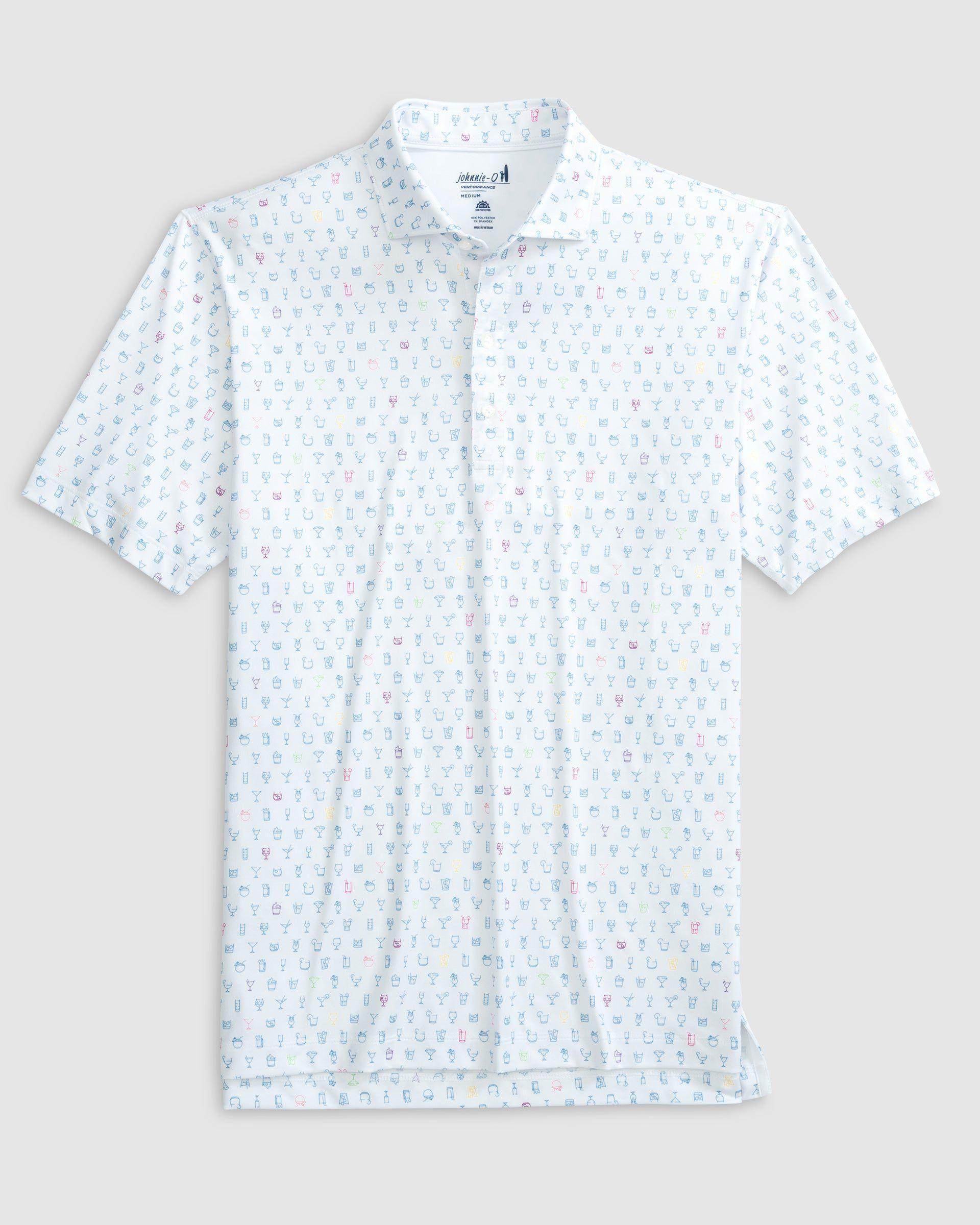 Mixology Printed Jersey Performance Polo Male Product Image