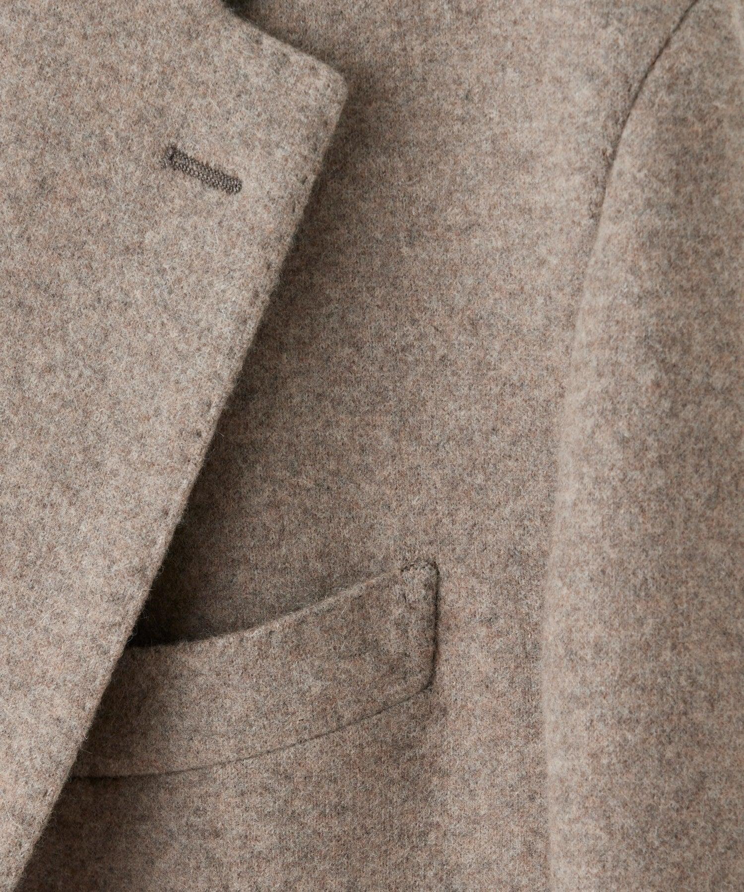 Italian Cashmere Sport Coat in Mushroom Product Image