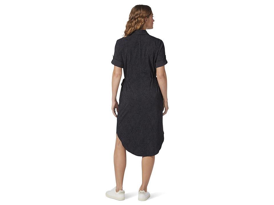 Royal Robbins Spotless Traveler Dress Short Sleeve (Jet Black) Women's Clothing Product Image