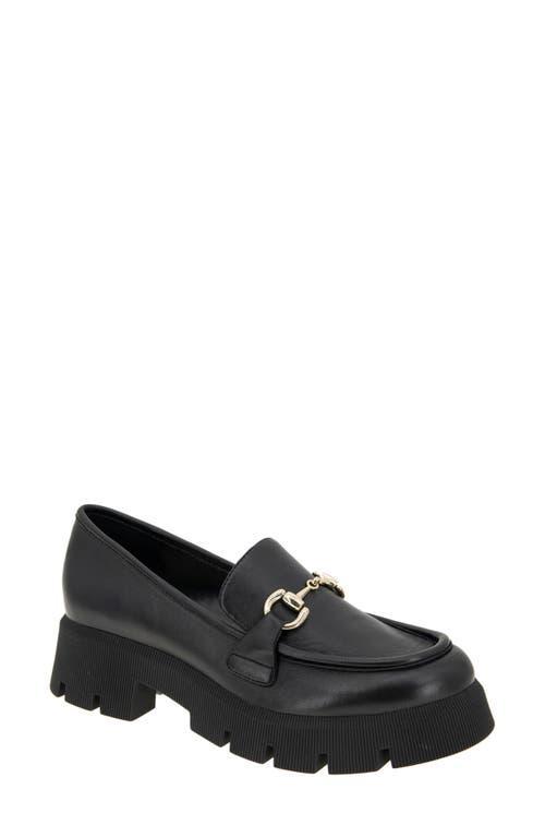 BCBGeneration Raylin Leather Platform Lug Sole Bit Buckle Loafers Product Image