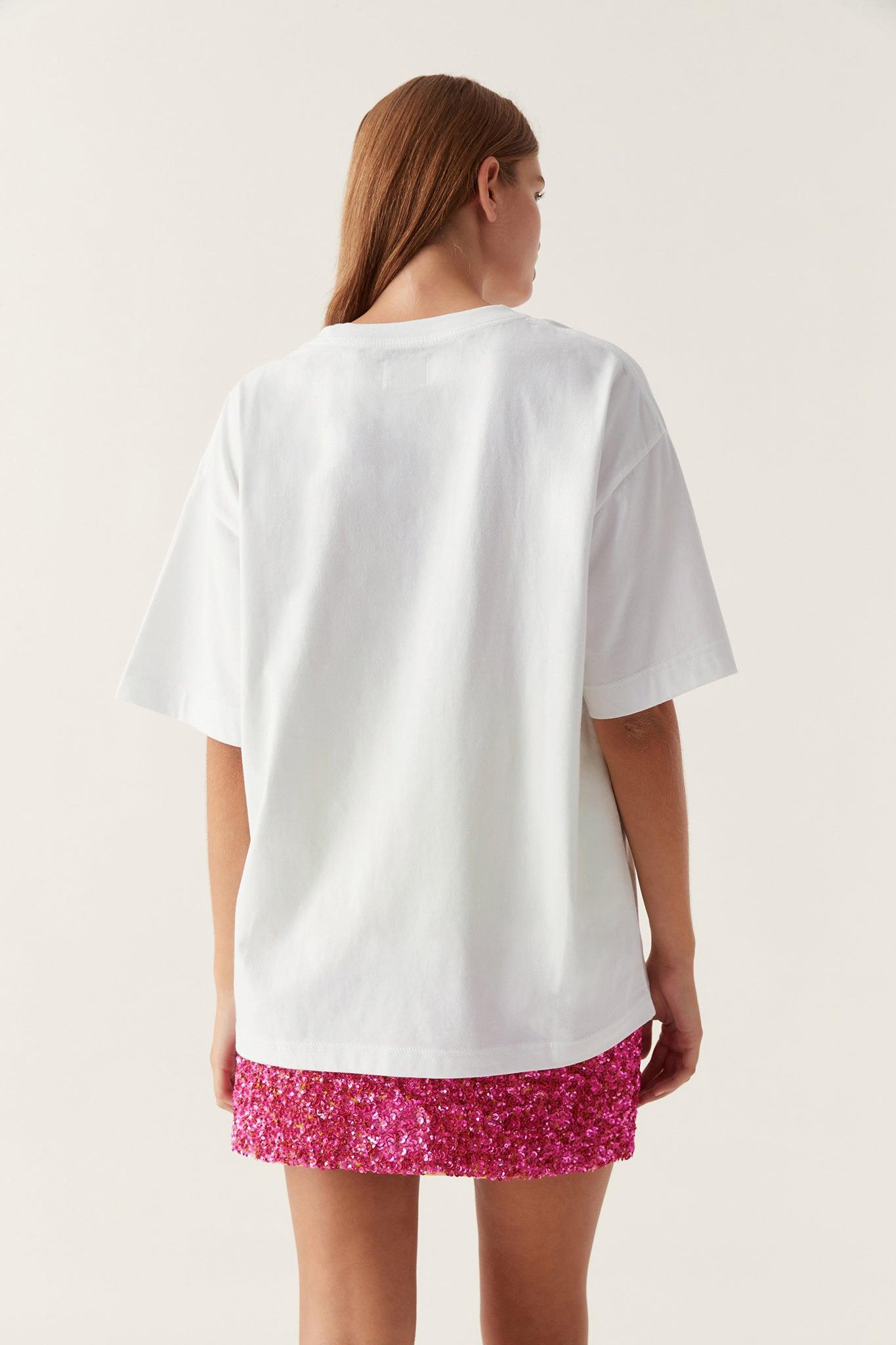 Calypso Ombre Sequin Logo Tee Product Image