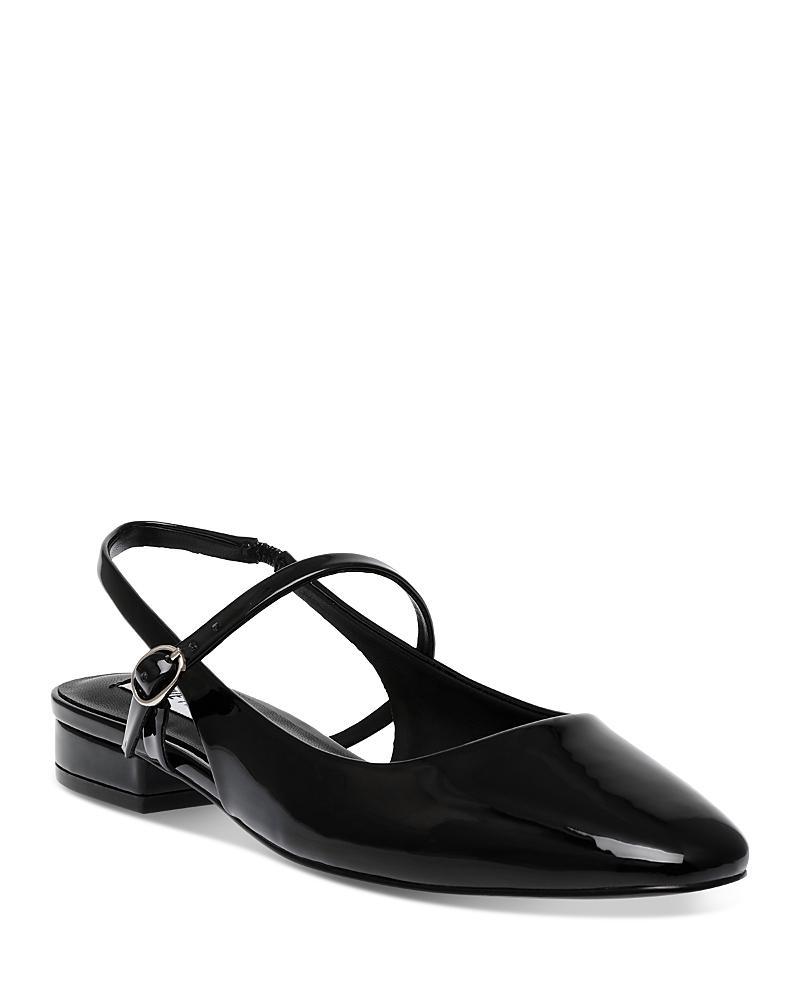 Steve Madden Baskin Patent) Women's Flat Shoes Product Image