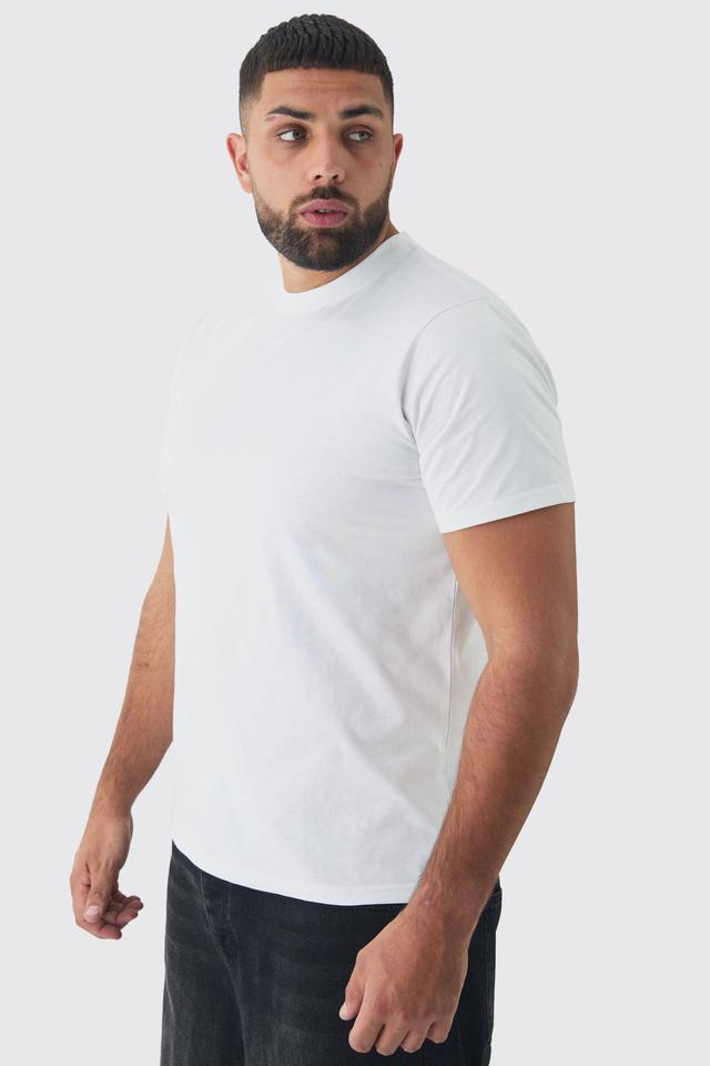 Plus Slim Fit Basic T-Shirt | boohooMAN USA Product Image