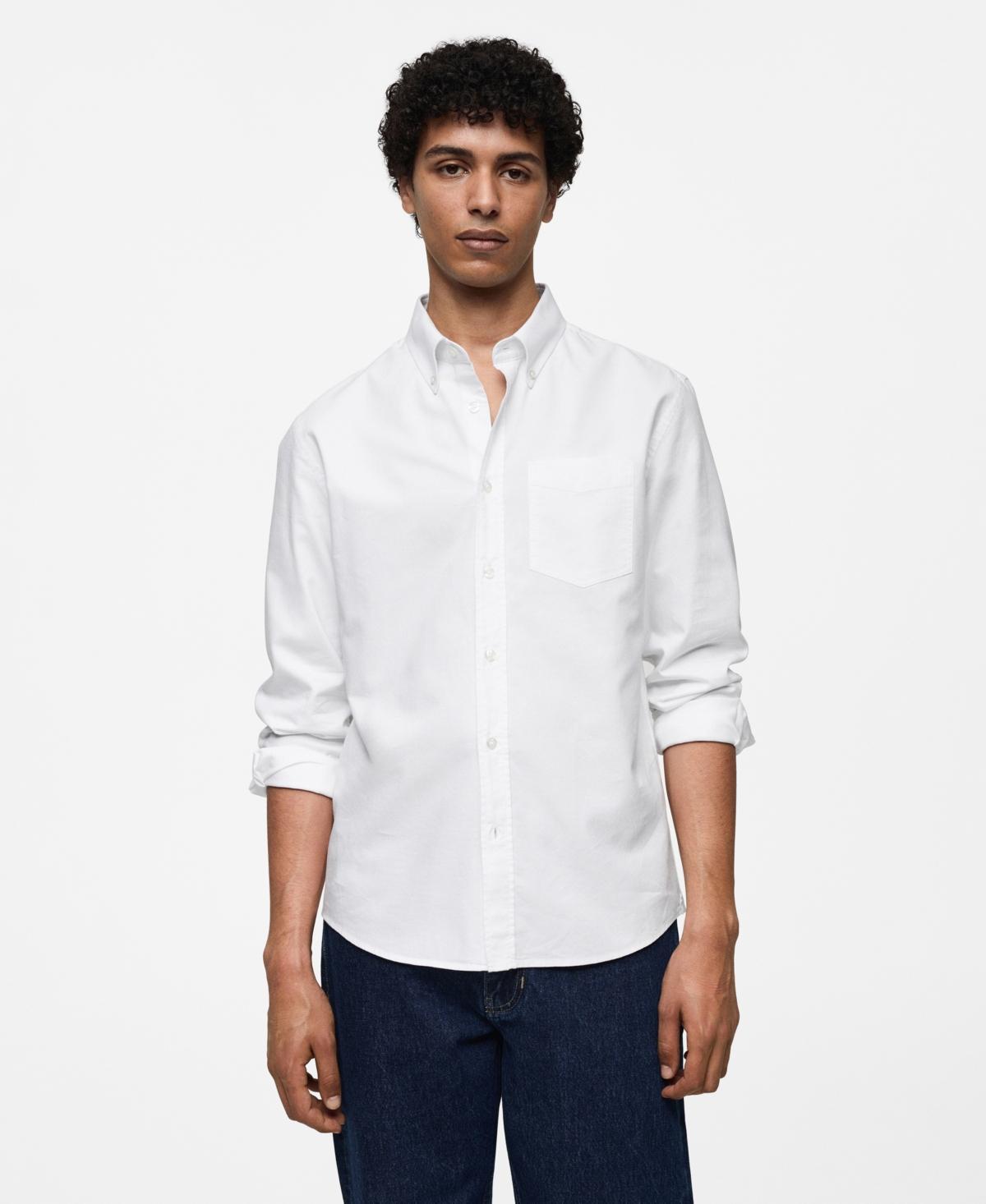 Mango Mens Oxford Cotton Shirt Product Image