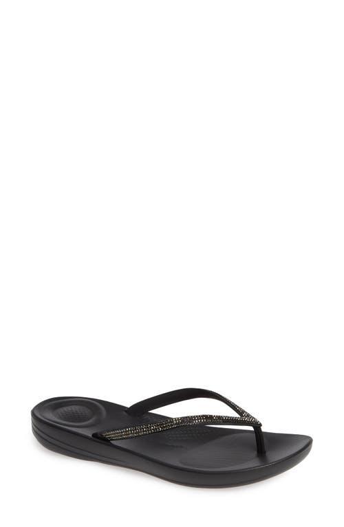 FitFlop Womens Iqushion Sparkle Flip-Flop Sandal Product Image