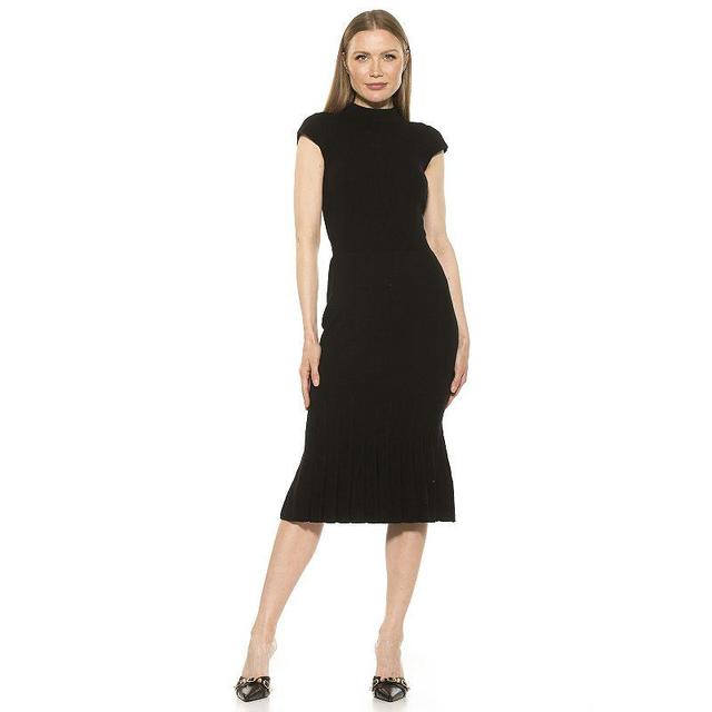 Womens ALEXIA ADMOR Molly Mockneck Knit Dress Product Image