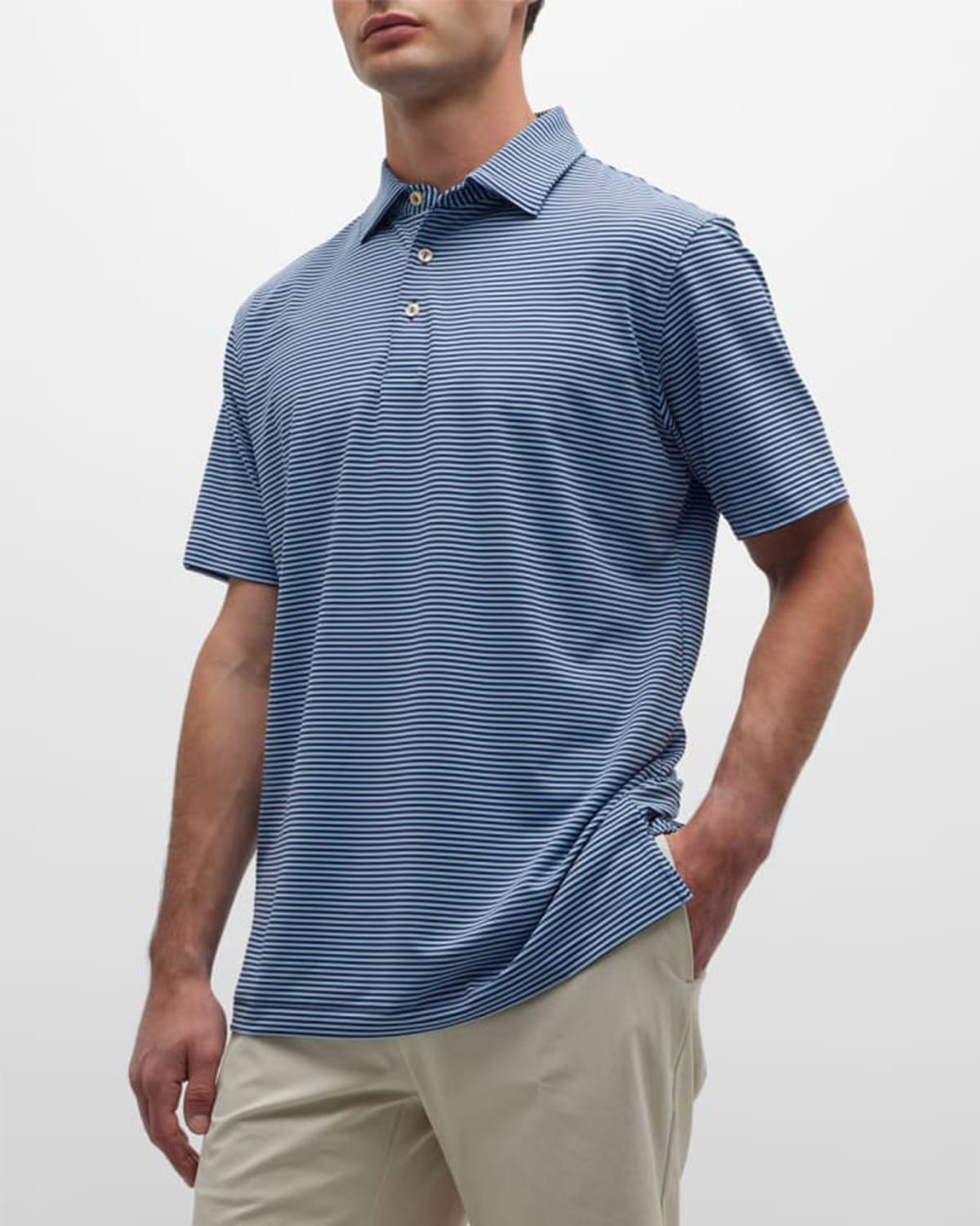 Peter Millar Hales Stripe Short Sleeve Performance Polo Product Image