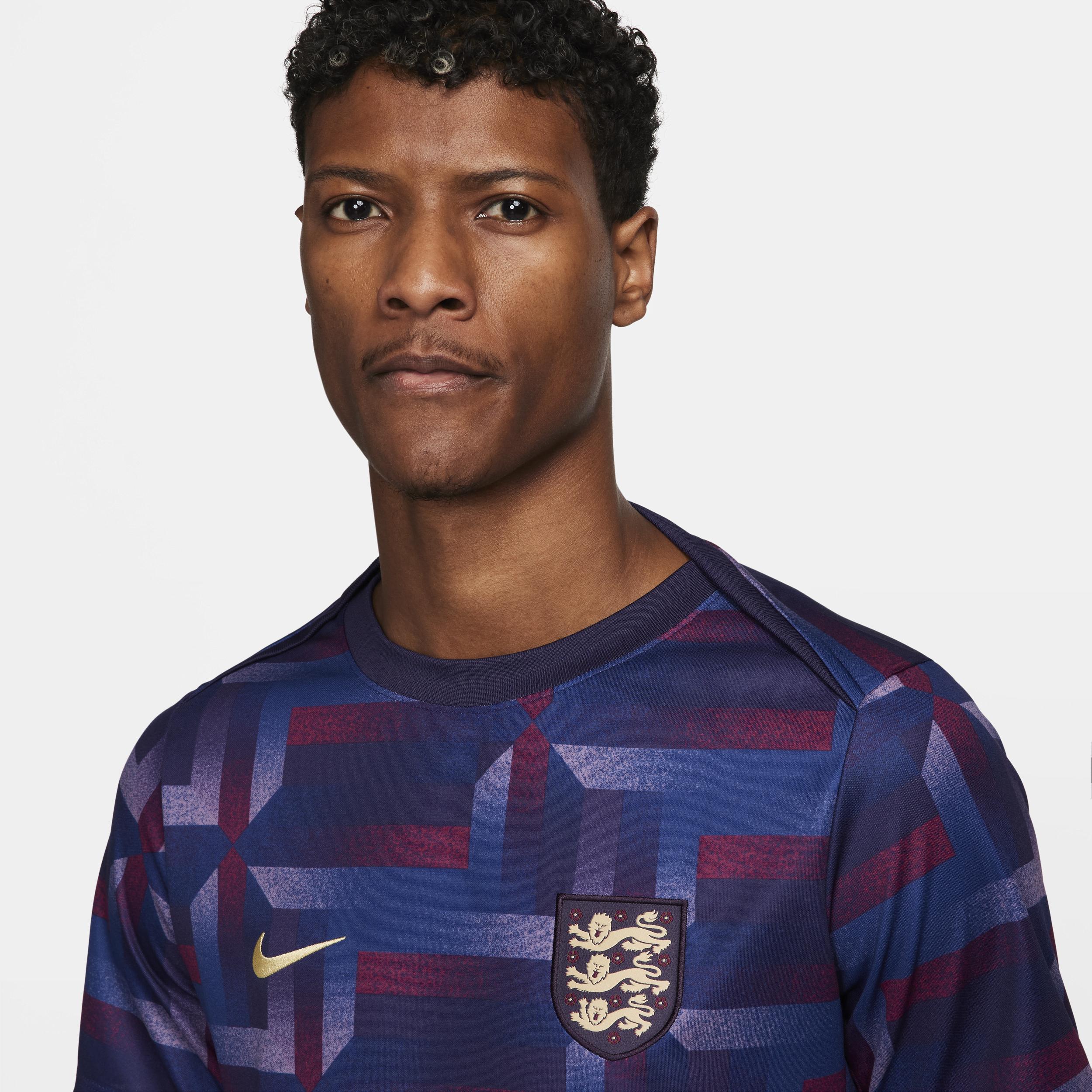 England Academy Pro Nike Men's Dri-FIT Soccer Pre-Match Short-Sleeve Top Product Image