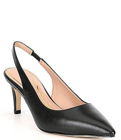 Cole Haan Vandam Leather Slingback Pumps Product Image