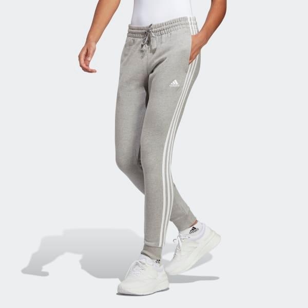 Essentials 3-Stripes French Terry Cuffed Pants Product Image