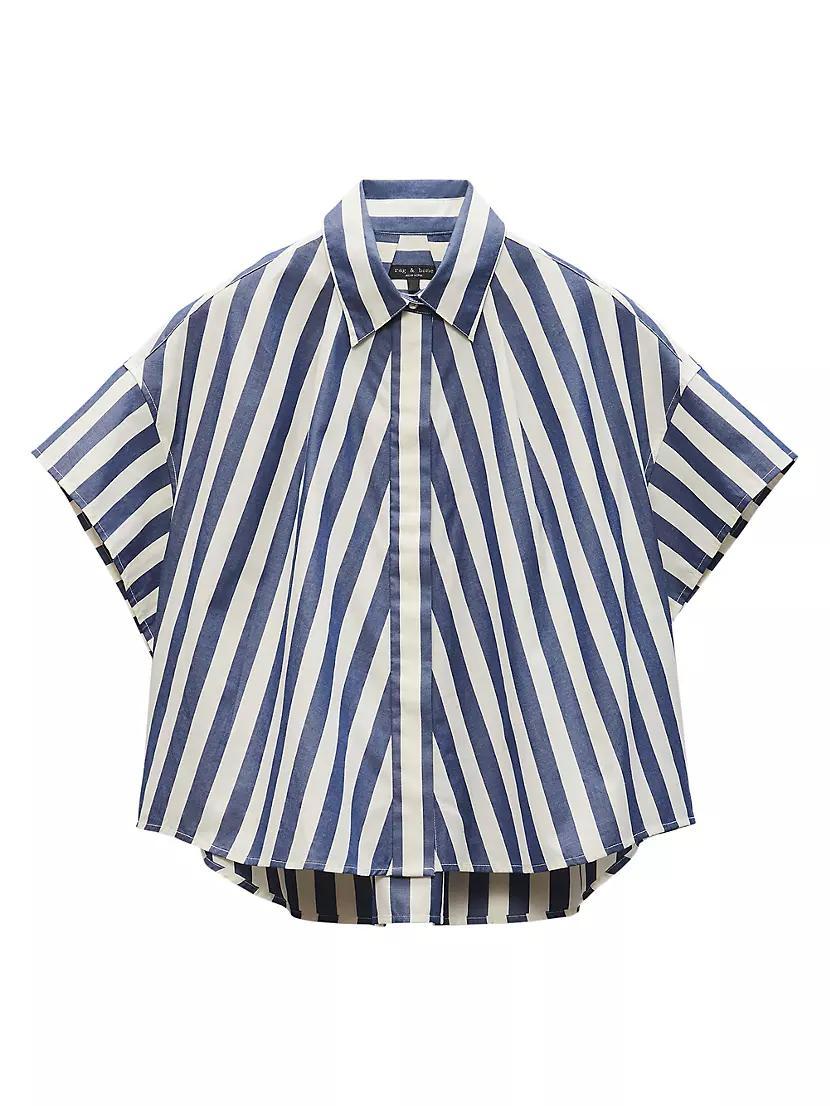 Martha Striped Poplin Shirt Product Image