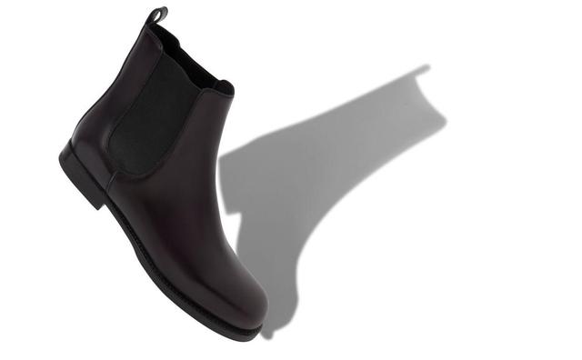 CHELSA Black Calf Leather Chelsea Boots Product Image