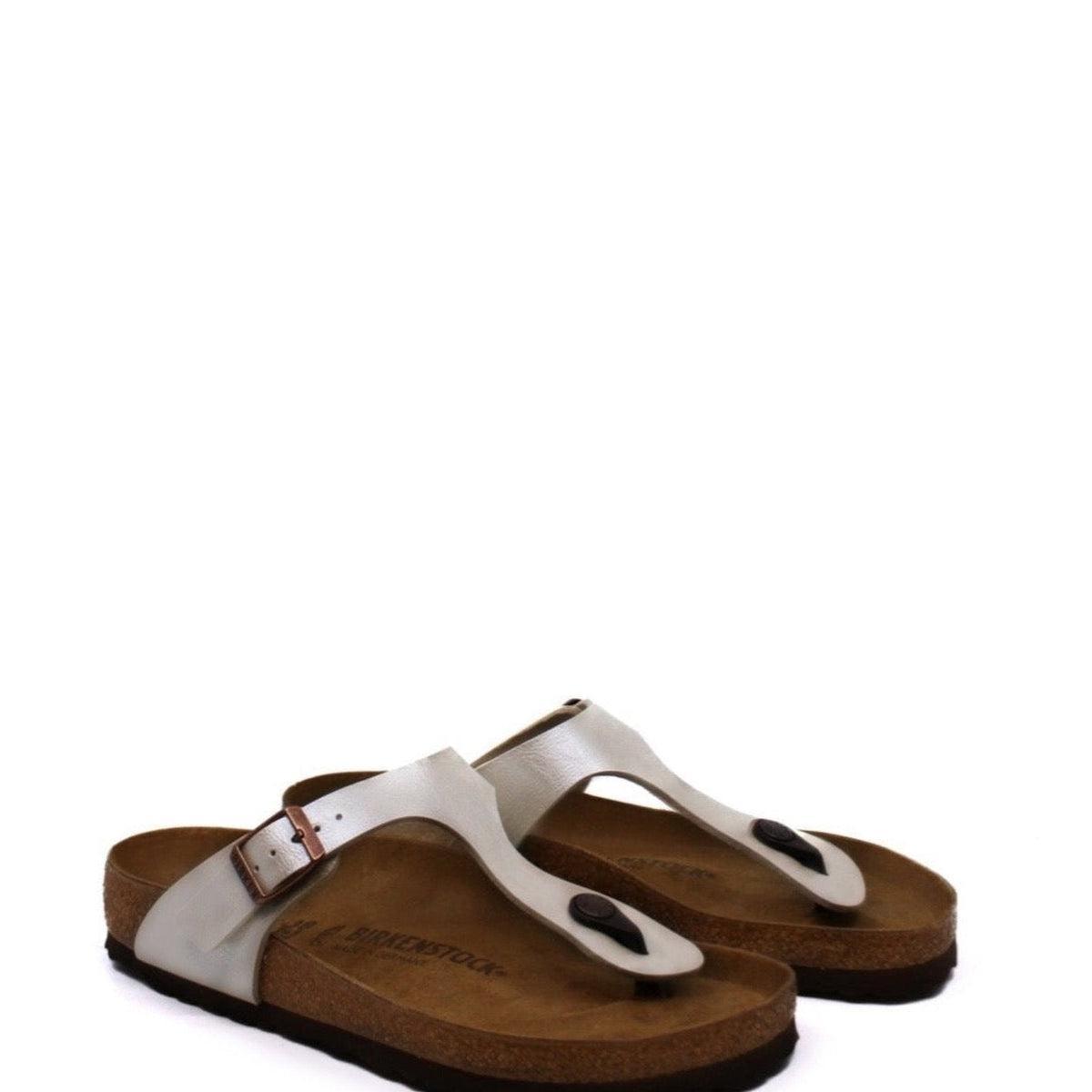 Birkenstock Gizeh Graceful Pearl White Birko-Flor Product Image