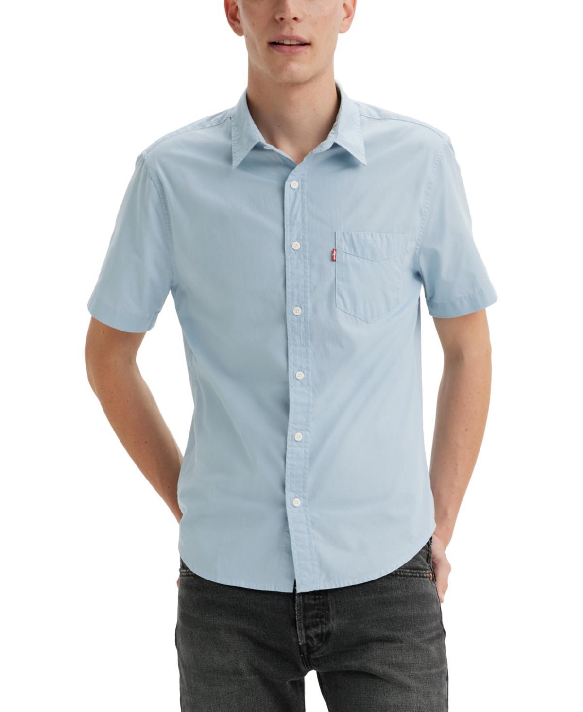 Levis Mens Classic 1 Pocket Short Sleeve Regular Fit Shirt Product Image