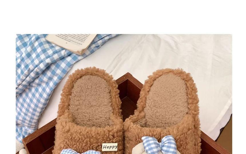 Bear Fluffy Slippers Product Image