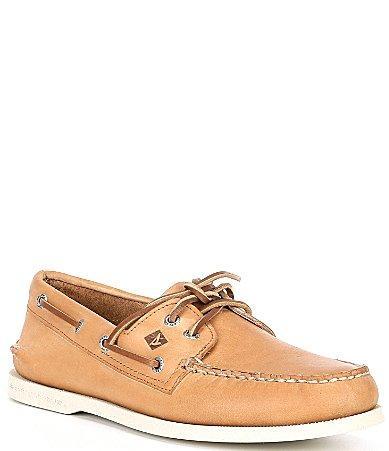 Sperry Mens Top-Sider Authentic Original 2-Eye Leather Boat Shoes Product Image