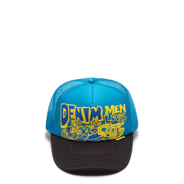 DENIM MEN LOVE CATS TRUCKER HAT Male Product Image