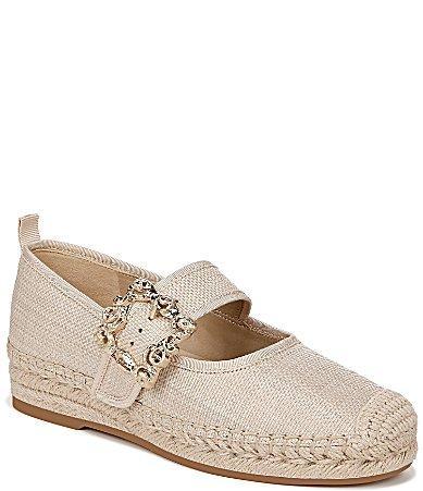 Sam Edelman Maddy Basket Weave Mary Jane Espadrille Flats Product Image