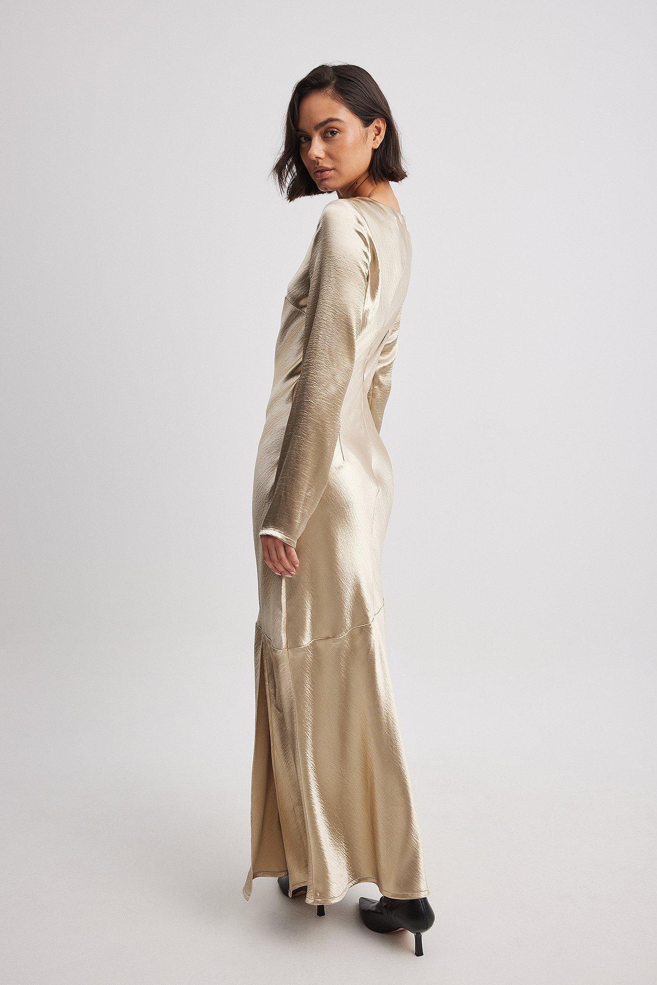 Asymmetric Seam Maxi Dress Product Image