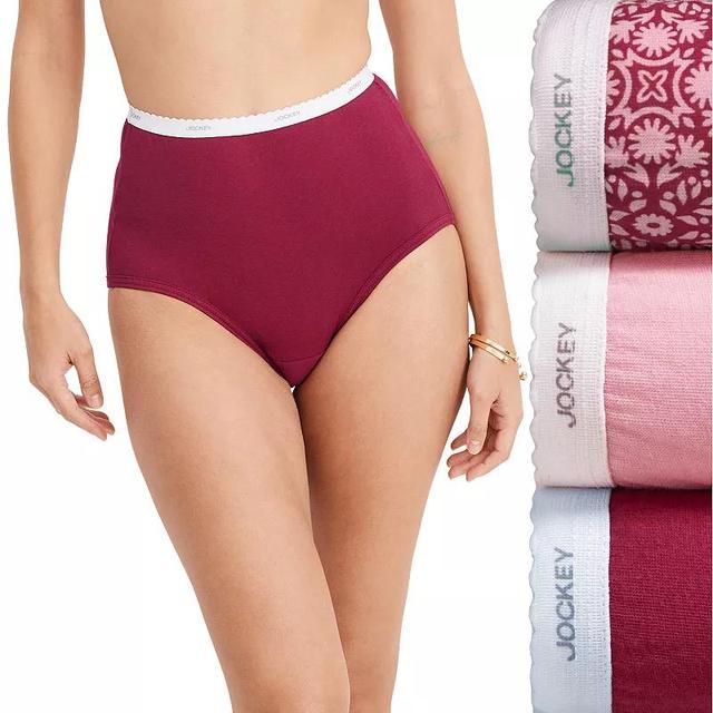 Plus Size Jockey Classics 3-pk. Brief Panty Set 9483, Womens Product Image