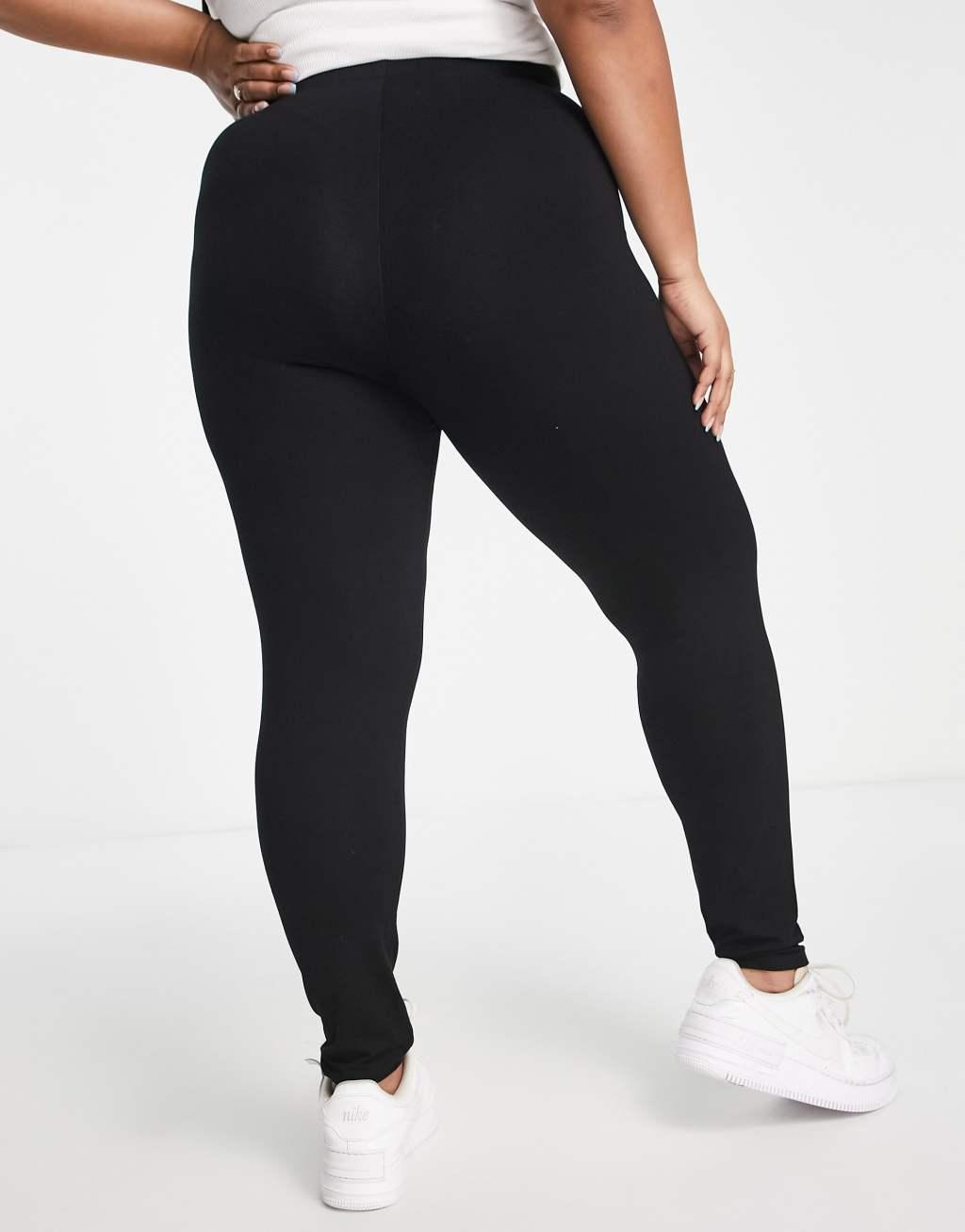 ASOS DESIGN Curve 2 pack leggings Product Image