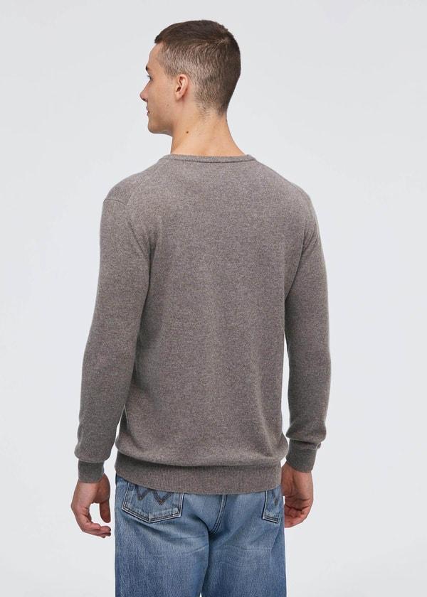 Crew Neck  Classic  Soft Cashmere Sweater For Men Product Image