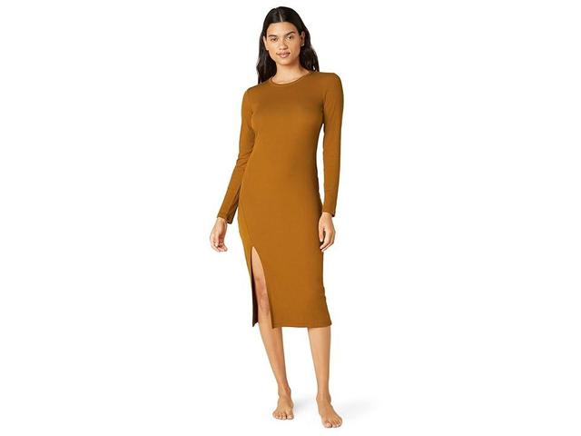 Beyond Yoga Day To Night Dress (Clove ) Women's Clothing Product Image