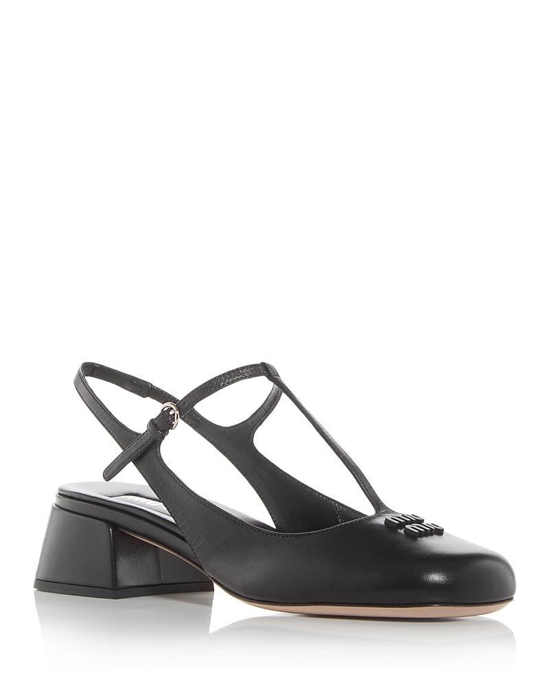 Miu Miu Womens Calzature Donna Slingback Pumps Product Image