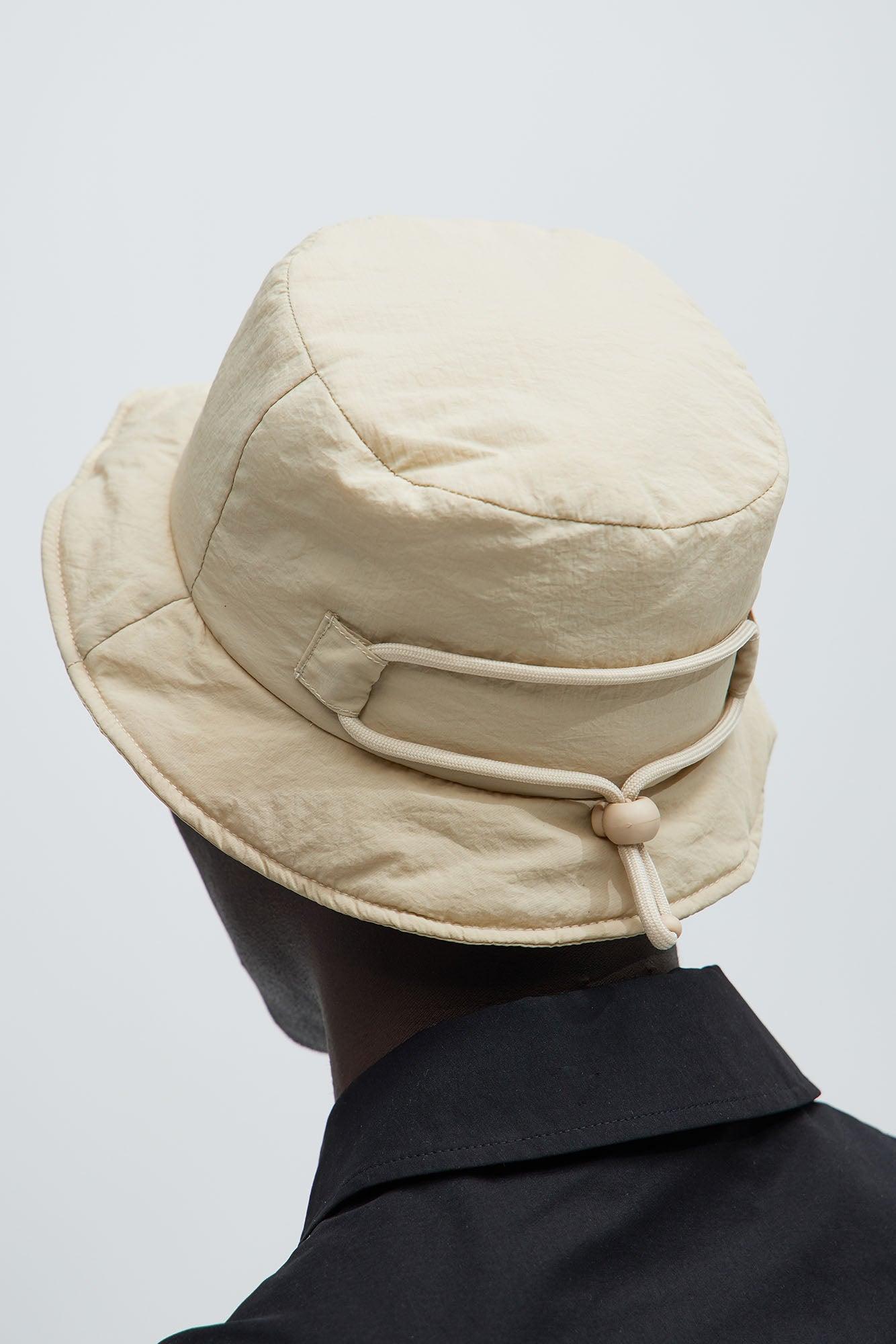 More Volume Padded Bucket Hat - Off White Product Image