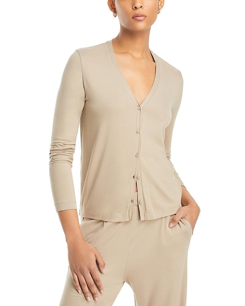 Womens Soft Touch V-Neck Cardigan Product Image