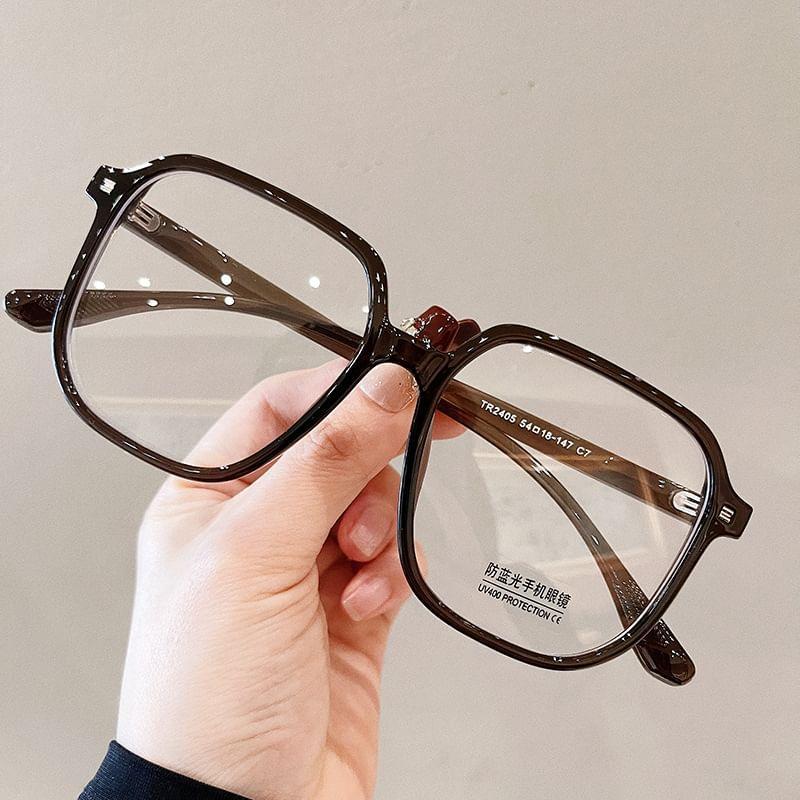 Plain Square Eyeglasses Product Image