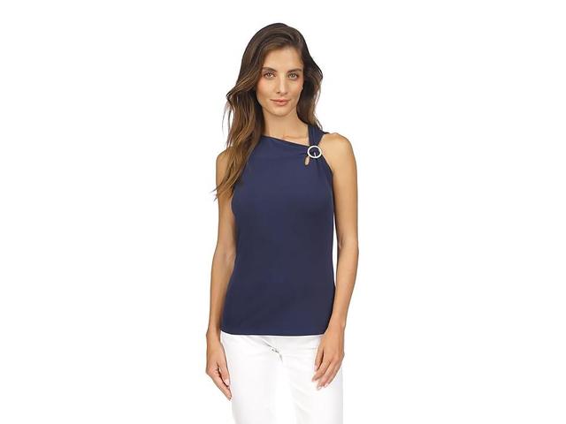 MICHAEL Michael Kors O-Ring Tank (Midnight ) Women's Clothing Product Image