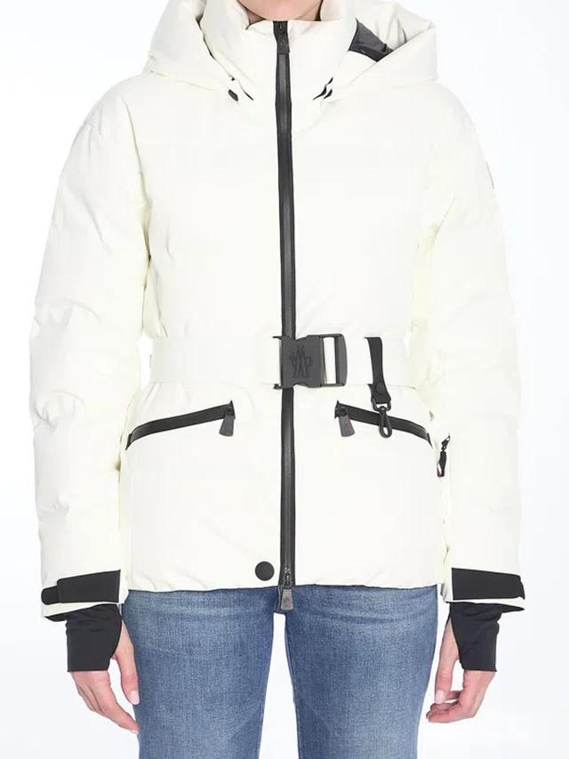 MONCLER Women's Tolima Short Down Jacket In White Product Image