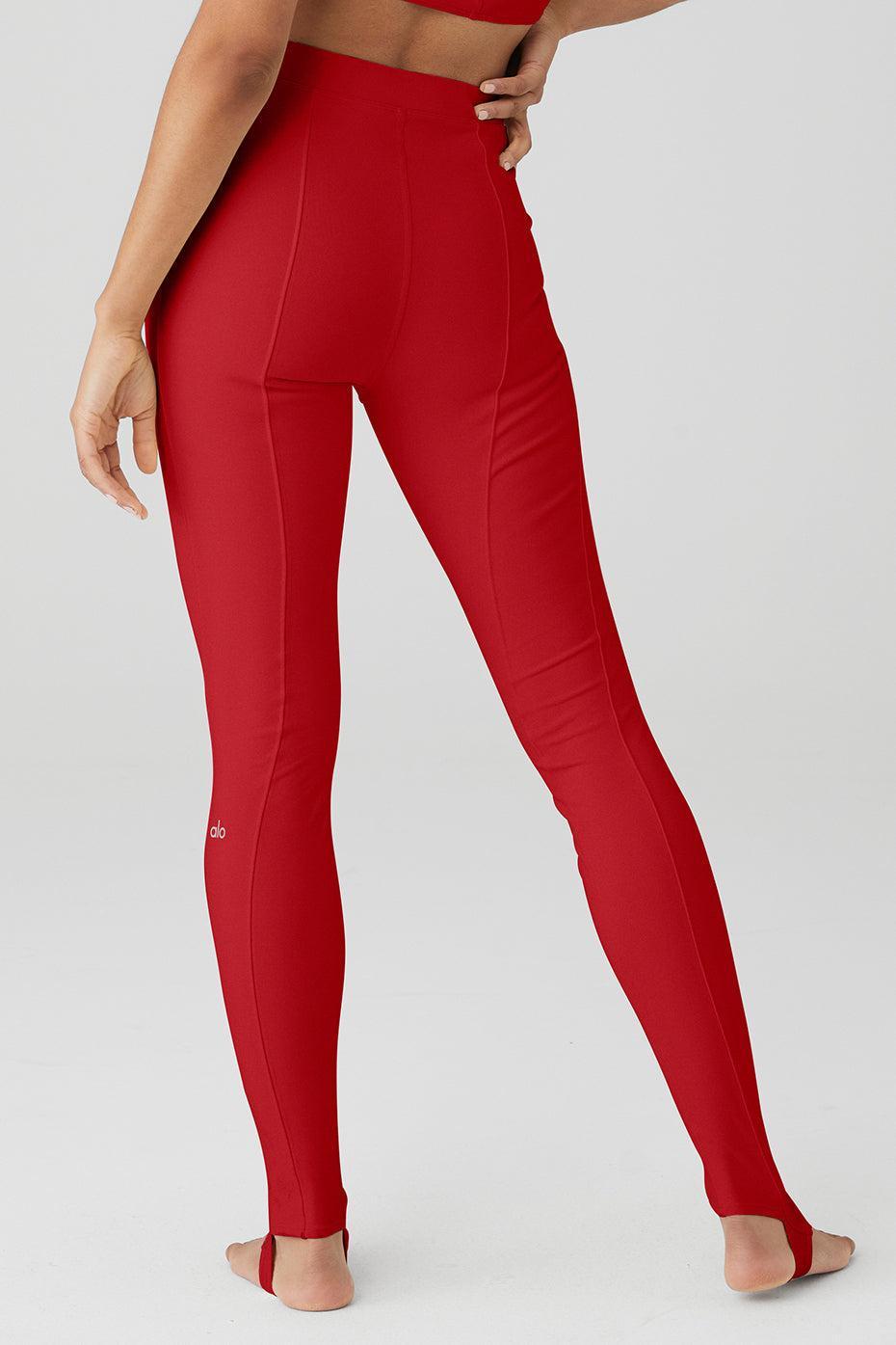 Airbrush High-Waist Enso Legging - Classic Red Female Product Image