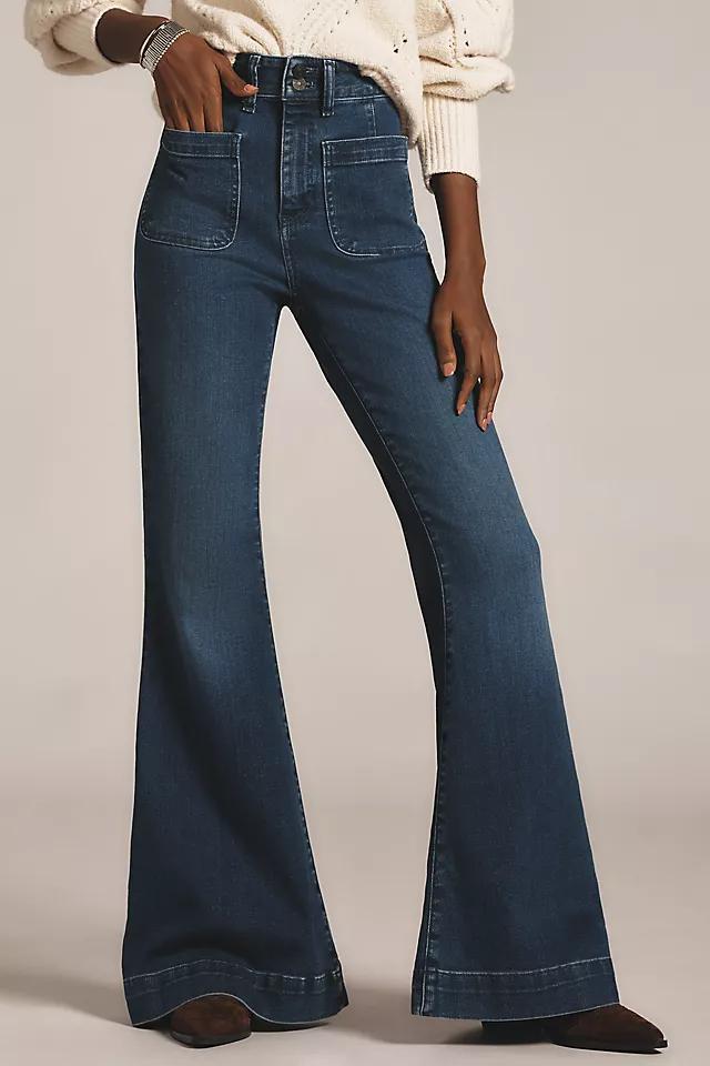 Maeve High-Rise Mega-Flare Jeans Product Image