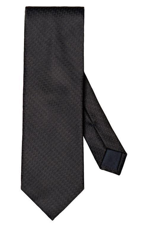 Mens Tonal Zigzag Silk Tie Product Image