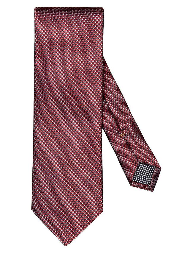 Mens Geometric Silk Tie Product Image