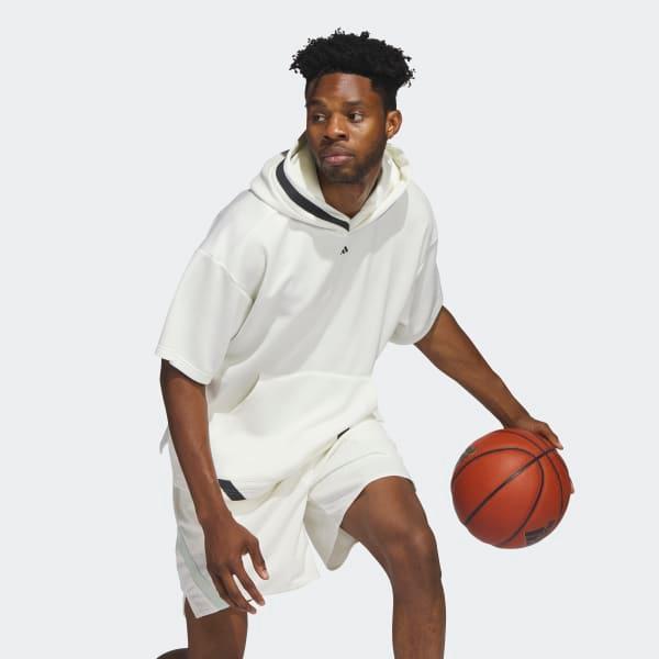 adidas Basketball Select Short Sleeve Hoodie Product Image