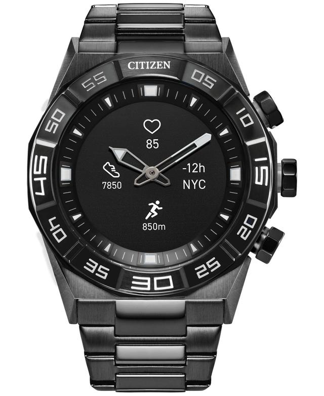 Men's Citizen CZ Smart Hybrid Black IP Watch with Black Dial (Model: Jx1009-50E) Product Image